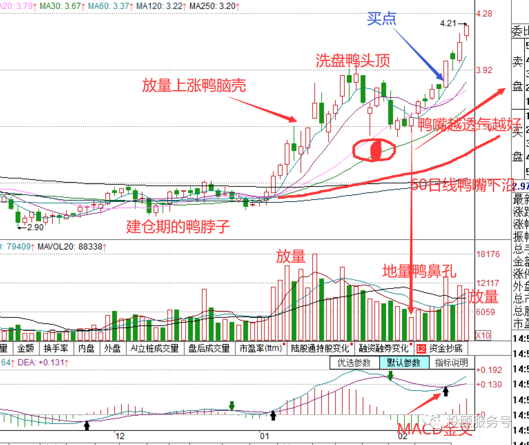 老鸭头战法_老鸭头形态_什么样老鸭头形态图好