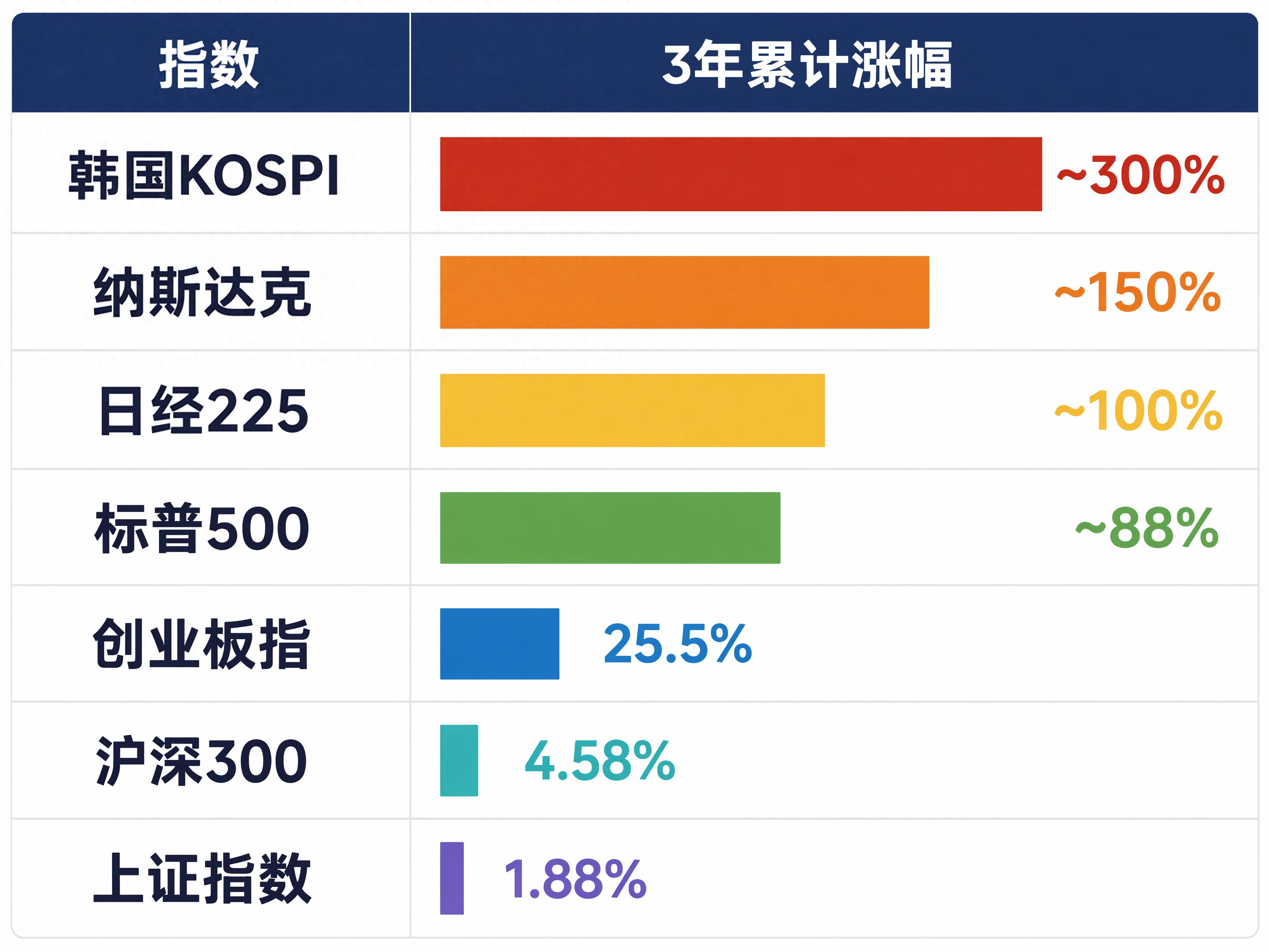 A股长期表现不佳原因_查一下股票没什是涨_A股与美股日韩股市对比分析