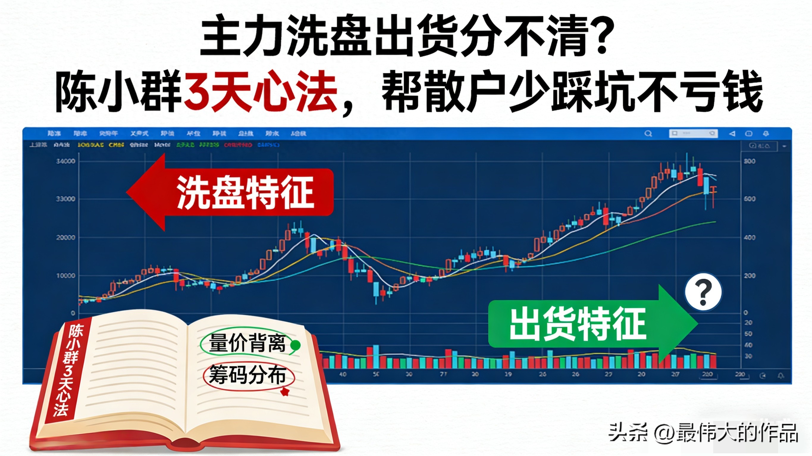 散户必看!3天辨清主力洗盘与出货,避开八成坑
