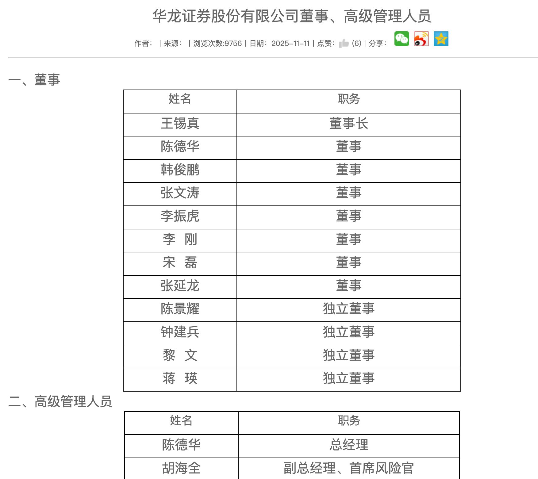 华龙证券ipo最新消息_华龙证券董事长王锡真正式任职_华龙证券总经理陈德华任命